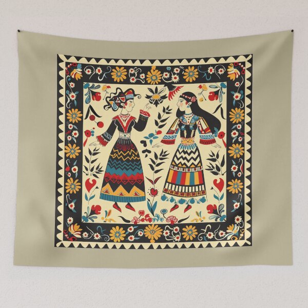 Item preview, Bulgarian Folk Art designed and sold by Myra365Art.