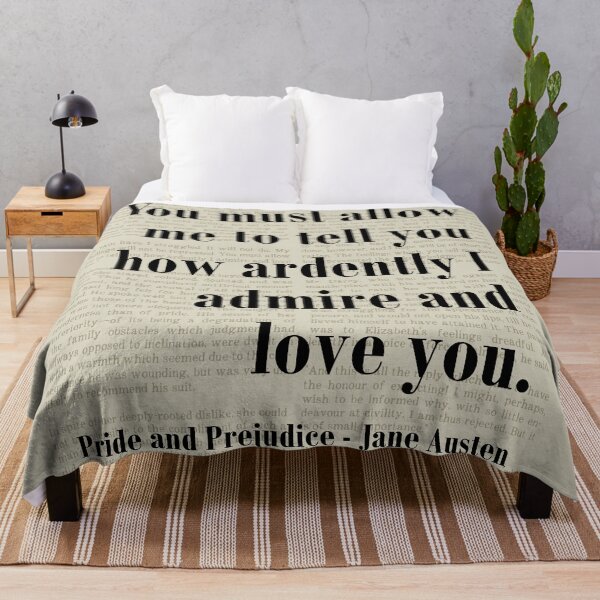 Item preview, Admire Love Pride and Prejudice Jane Austen Quote designed and sold by kakarikihill.