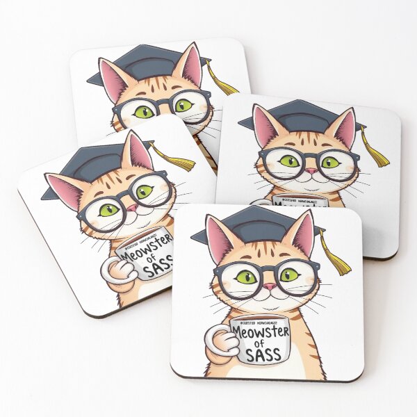 Item preview, Certified Meowchologist – Feline Degrees of Sass v2 designed and sold by KriticalDesigns.