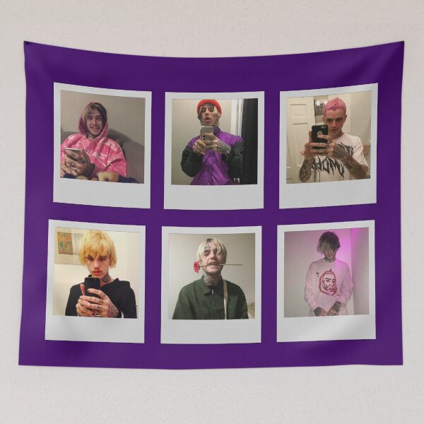 Item preview, Lil rapper Crybaby Polaroid collage  designed and sold by gothboidesigns.