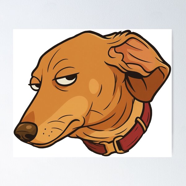 Item preview, Bombastic Side Eye Dog Sticker designed and sold by zkerzner.