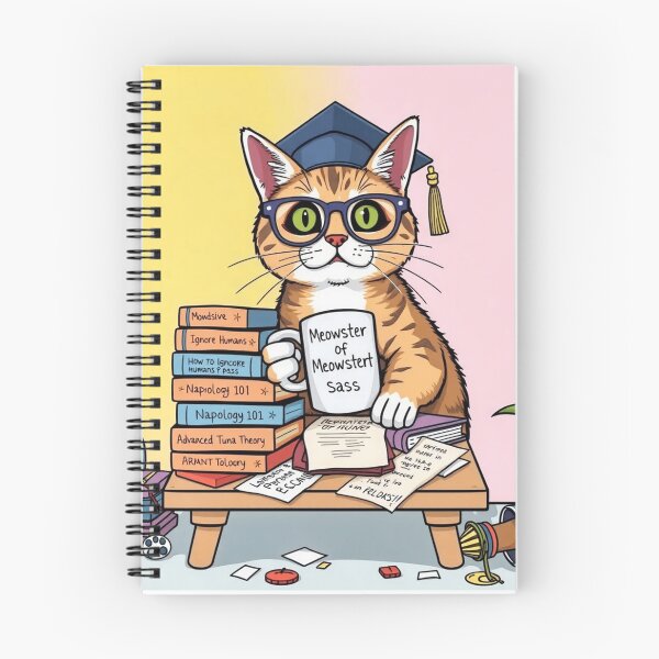Item preview, Certified Meowchologist – Feline Degrees of Sass v4 designed and sold by KriticalDesigns.