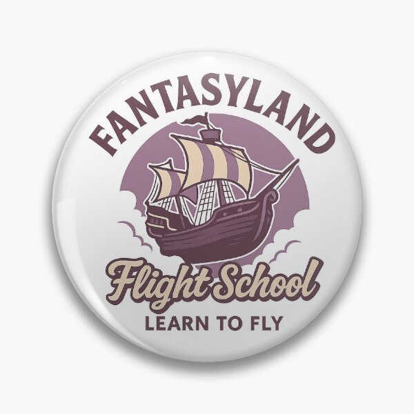 Item preview, Fantasyland Flight School – Learn to Fly Pirate Ship Tee designed and sold by Zippitydodads.