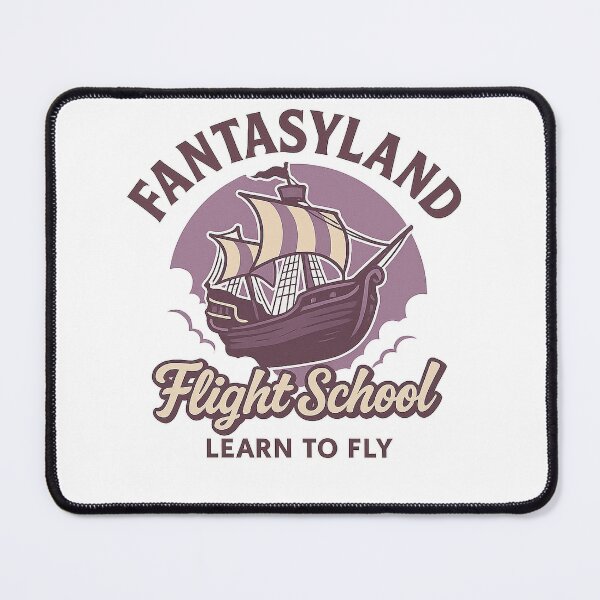 Item preview, Fantasyland Flight School – Learn to Fly Pirate Ship Tee designed and sold by Zippitydodads.
