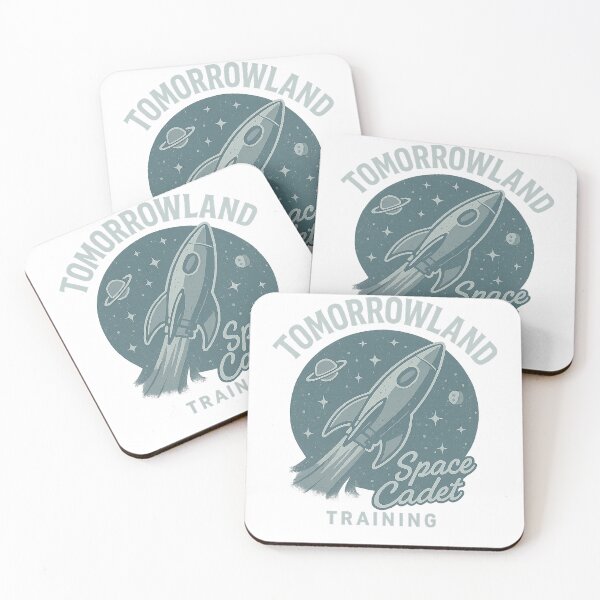 Item preview, Tomorrowland Space Cadet Training – Retro Rocket Tee designed and sold by Zippitydodads.