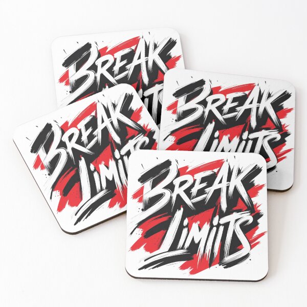 Item preview, Break Limits – Bold Motivational Typography designed and sold by Irene Catchmind.
