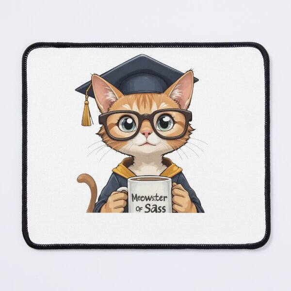 Item preview, Certified Meowchologist – Feline Degrees of Sass v5 designed and sold by KriticalDesigns.