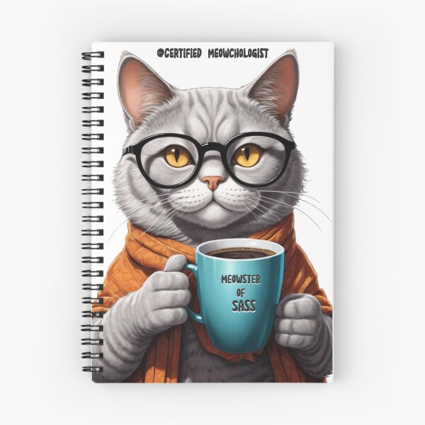 Item preview, Certified Meowchologist – Feline Degrees of Sass v7 designed and sold by KriticalDesigns.
