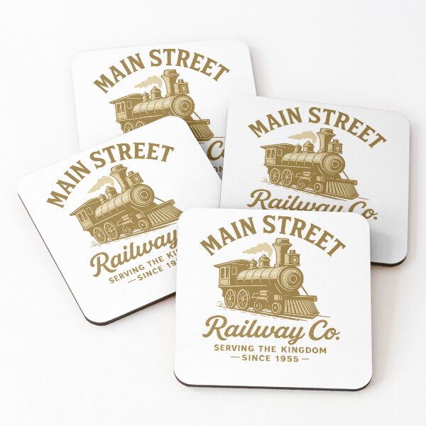 Item preview, Main Street Railway Co. – Vintage Steam Train Tee designed and sold by Zippitydodads.