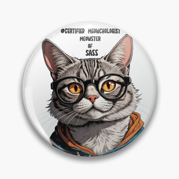 Item preview, Certified Meowchologist – Feline Degrees of Sass v8 designed and sold by KriticalDesigns.