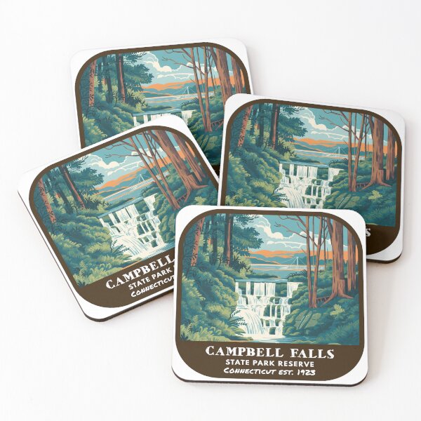 Item preview, Vintage Campbell Falls State Park (Connecticut State Park) designed and sold by RabbitK.