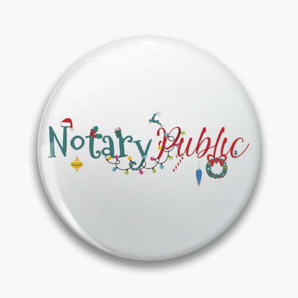 Item preview, Festive Notary Public Christmas Lights Design – Cute Holiday Script for Notaries designed and sold by NotaryLife.