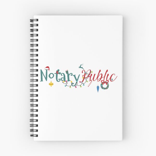 Item preview, Festive Notary Public Christmas Lights Design – Cute Holiday Script for Notaries designed and sold by NotaryLife.