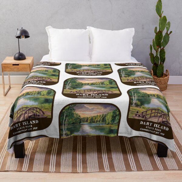 Item preview, Vintage Dart Island State Park (Connecticut State Park) designed and sold by RabbitK.
