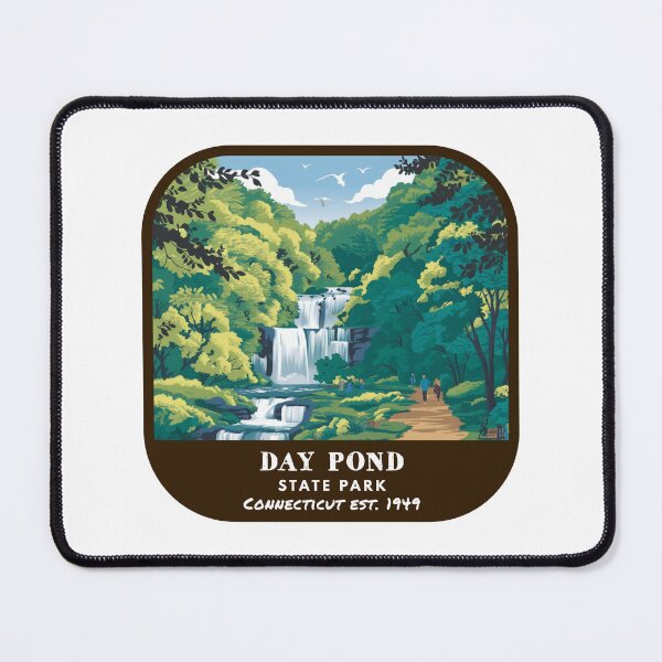 Item preview, Vintage Day Pond State Park (Connecticut State Park) designed and sold by RabbitK.