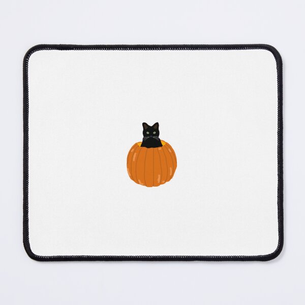 Item preview, Halloween Cat in Pumpkin designed and sold by TarynsCutesyShop.