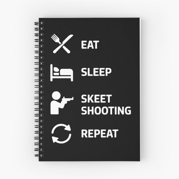 Item preview, Skeet shooting eat sleep clay shoot repeat designed and sold by aidenpier.