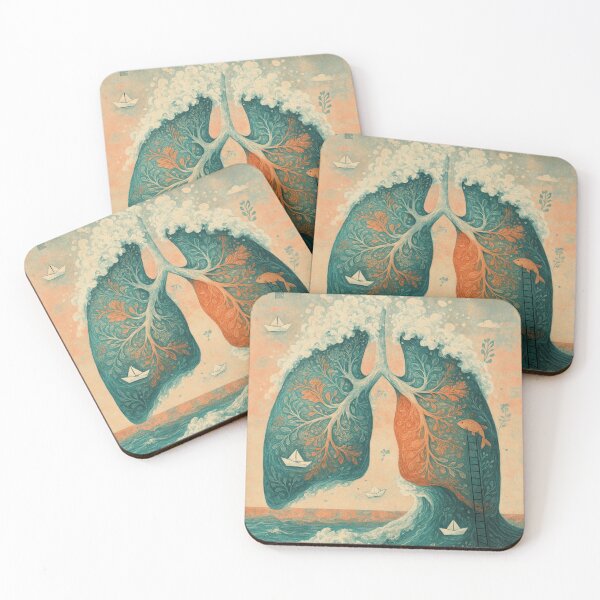 Item preview, The Breathing Wave designed and sold by MellowLazy.