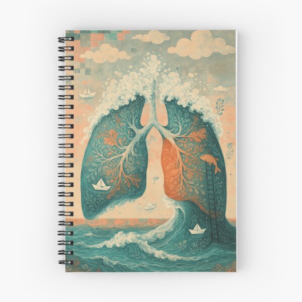 Item preview, The Breathing Wave designed and sold by MellowLazy.