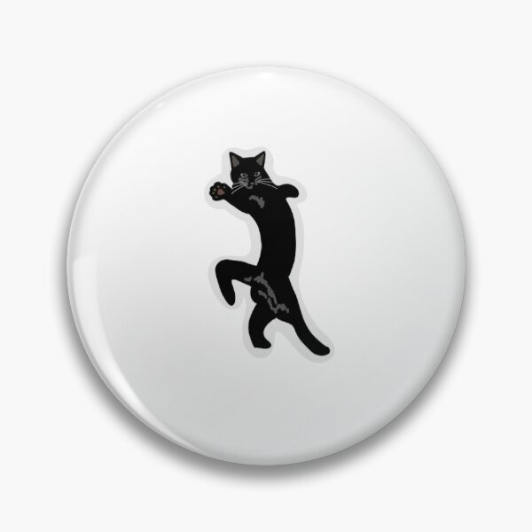 Item preview, Silly Dancing Black Cat designed and sold by TarynsCutesyShop.