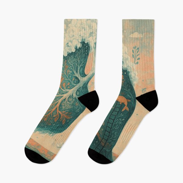 Item preview, The Breathing Wave designed and sold by MellowLazy.