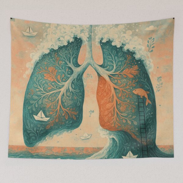 Item preview, The Breathing Wave designed and sold by MellowLazy.