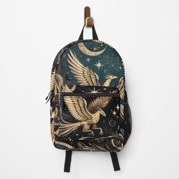 Item preview, Celestial Phoenixes & Moons – Mythical Fantasy Night Sky Art designed and sold by Mamokhy.