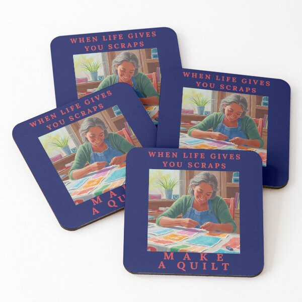 Item preview, When Life Gives You Scraps, Make a Quilt - Funny Quilter designed and sold by Wiss2Arts.