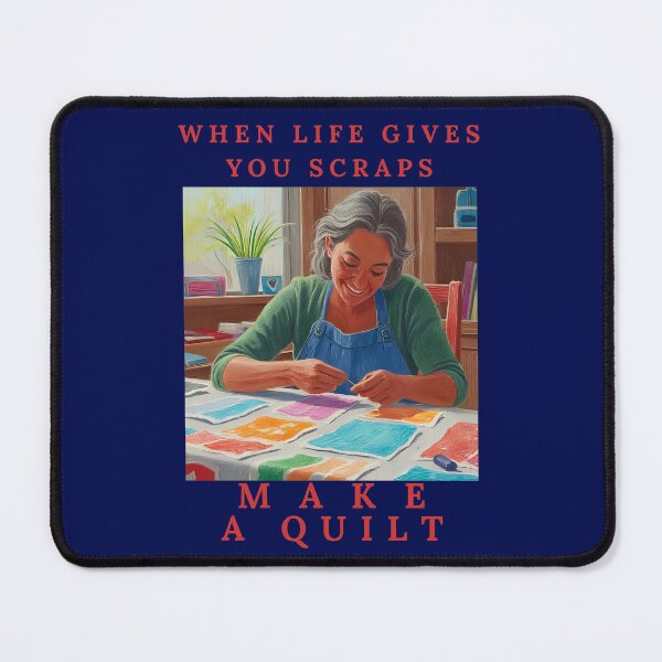 Item preview, When Life Gives You Scraps, Make a Quilt - Funny Quilter designed and sold by Wiss2Arts.