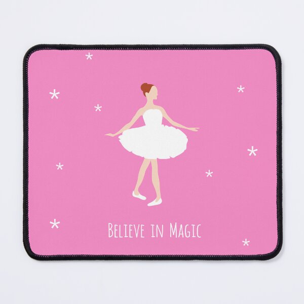 Item preview, Believe in Magic – Cute Ballerina Girl Surrounded by Stars | Whimsical Dance Design designed and sold by cpop-studio.