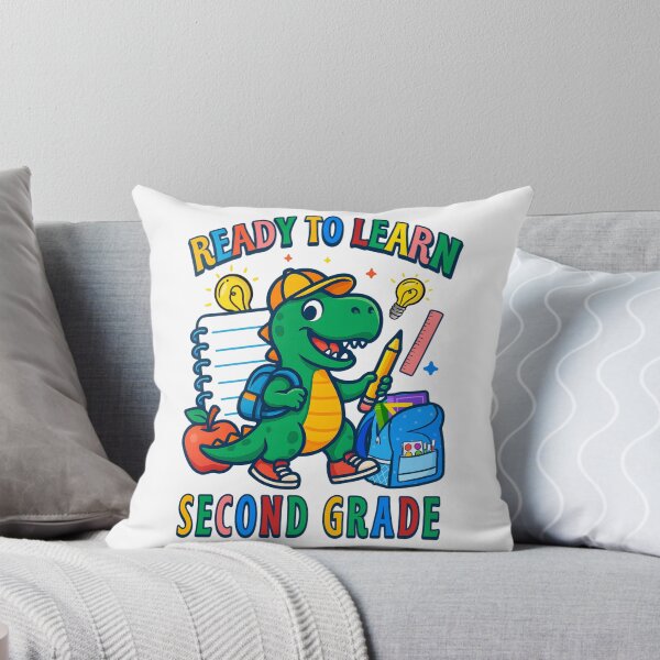 Item preview, Ready To Learn Second Grade Dinosaur Fun Back To School Cute Student Design designed and sold by tigger shop.