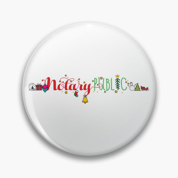 Item preview, Festive Notary Public Christmas Script – Cute Holiday Lettering Design designed and sold by NotaryLife.
