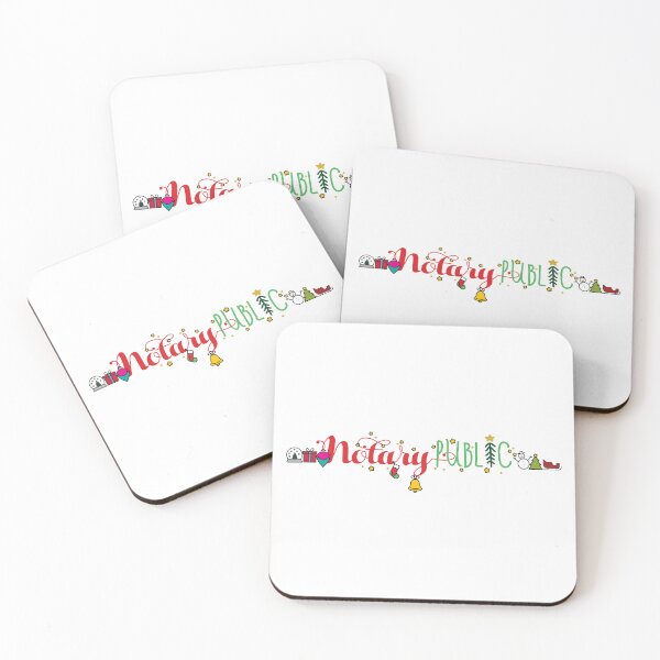 Item preview, Festive Notary Public Christmas Script – Cute Holiday Lettering Design designed and sold by NotaryLife.