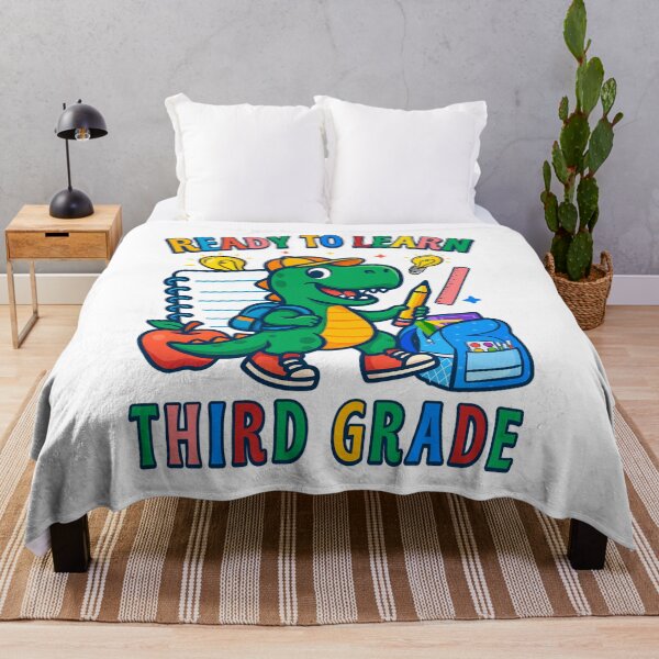 Item preview, Ready To Learn Third Grade Cute Dinosaur Back To School Student Adventure designed and sold by tigger shop.