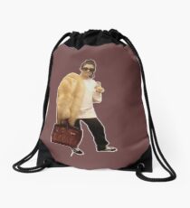 kourtney kardashain meme Drawstring Bag