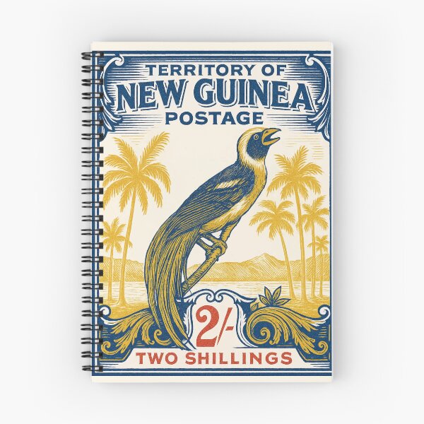 Item preview, New Guinea Bird of Paradise Stamp Poster designed and sold by retrographics.