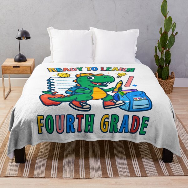 Item preview, Ready To Learn Fourth Grade Adorable Dinosaur Back To School Fun Design designed and sold by tigger shop.