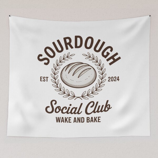 Item preview, Sourdough Social Club Bread Wake & Bake In My Sourdough Era designed and sold by aidenpier.