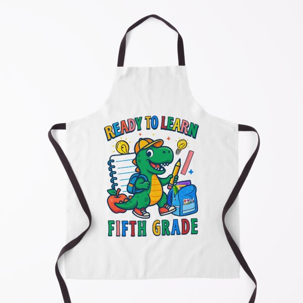 Item preview, Ready To Learn Fifth Grade Fun Dinosaur Back To School Student Design designed and sold by tigger shop.