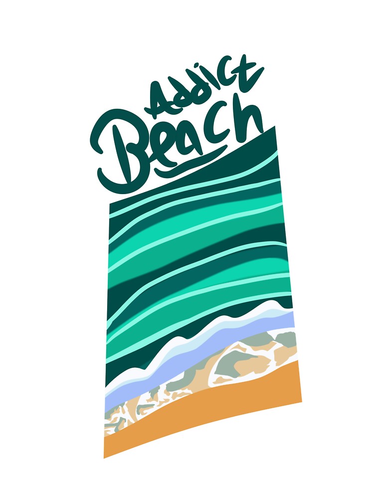 Thumbnail 2 of 2, Baby T-Shirt, Beach Addict designed and sold by GraphixWanderer.