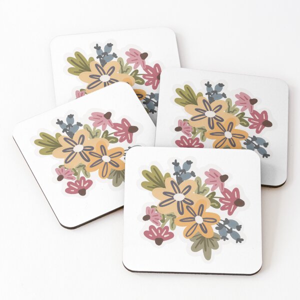 Artikelvorschau, Aquarellblumenaufkleber entworfen und verkauft von sophsmaries.