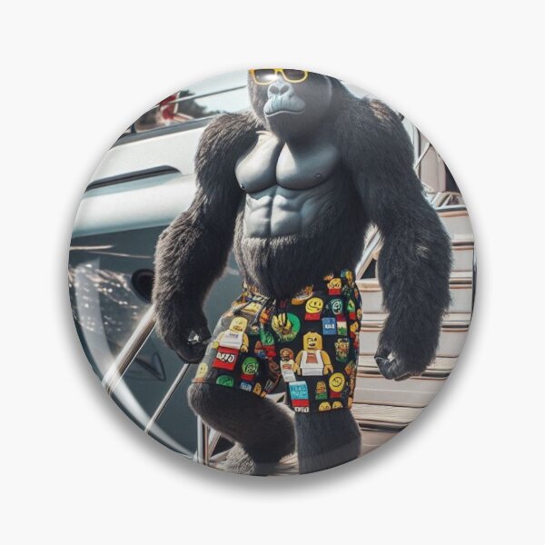 Artikelvorschau, „Gorilla im Nebel … des Reichtums“ entworfen und verkauft von Print Fiction.
