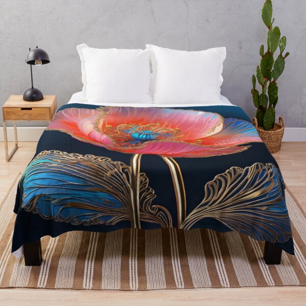 Item preview, Gilded Bloom of Azure Dreams designed and sold by idostudio.