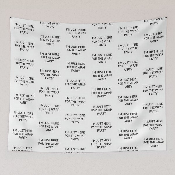 Item preview, Film Leaders - I'm Just Here For The Wrap Party designed and sold by Grace & Grant Mercantile.