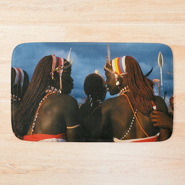 Item preview, African Villagers Ritual Dancers At Sacred Ceremony Photo designed and sold by DEC02.