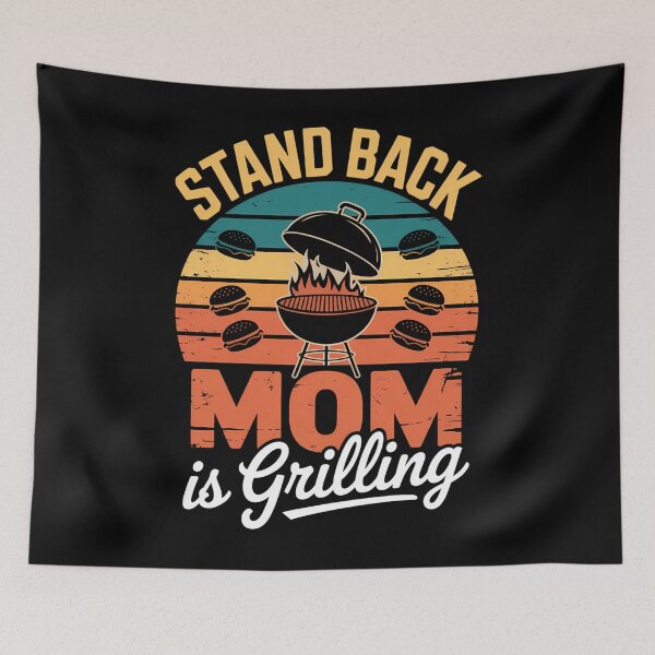 Item preview, Stand Back Mom Is Grilling BBQ designed and sold by aidenpier.
