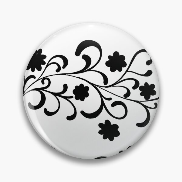 Item preview, Abstract floral vector art featuring ornate plant patterns with decorative leaf and flower elements, perfect for vintage design or spring decor designed and sold by Ammi77.