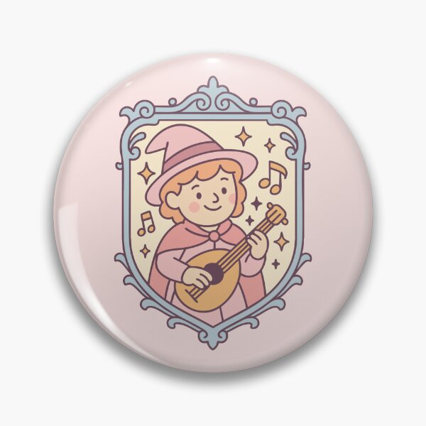 Item preview, Pastel Bard Emblem Fantasy TTRPG designed and sold by pixeptional.