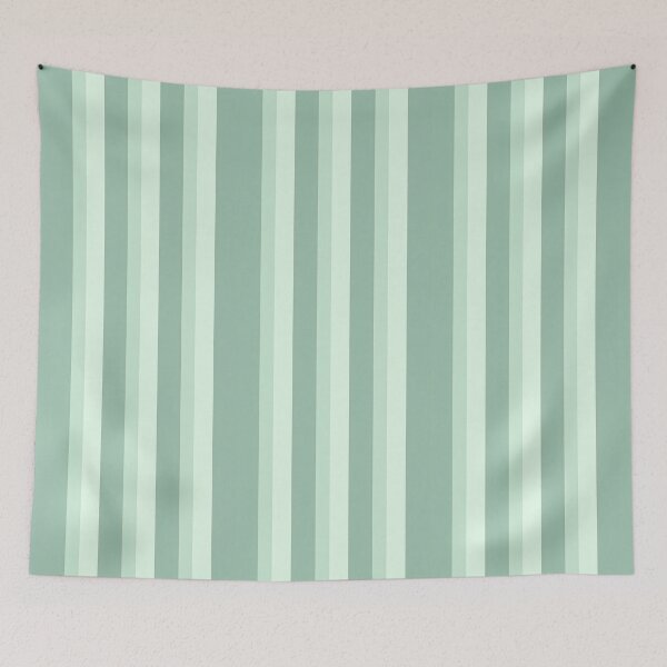 Item preview, Vintage Retro Vertical Stripe Mid Mod Cozy Boho Accent Piece    Green designed and sold by Prints and Lifestyle.