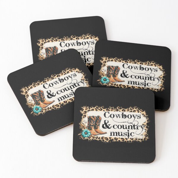 Item preview, Cowboys and Country Music Style Vintage Western Floral designed and sold by Artbellachi.